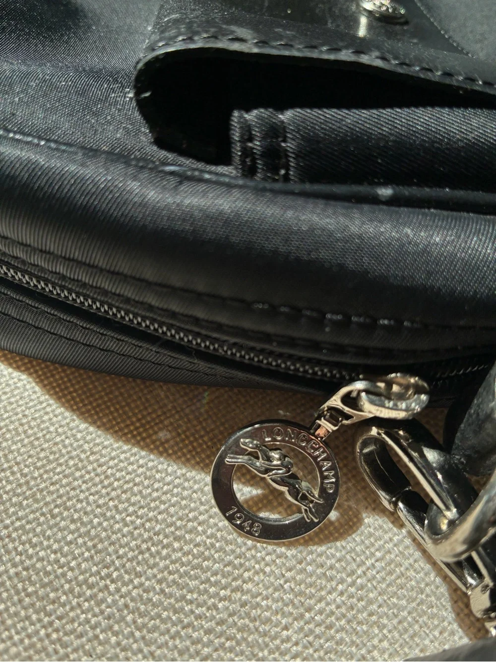 Longchamp vintage black
